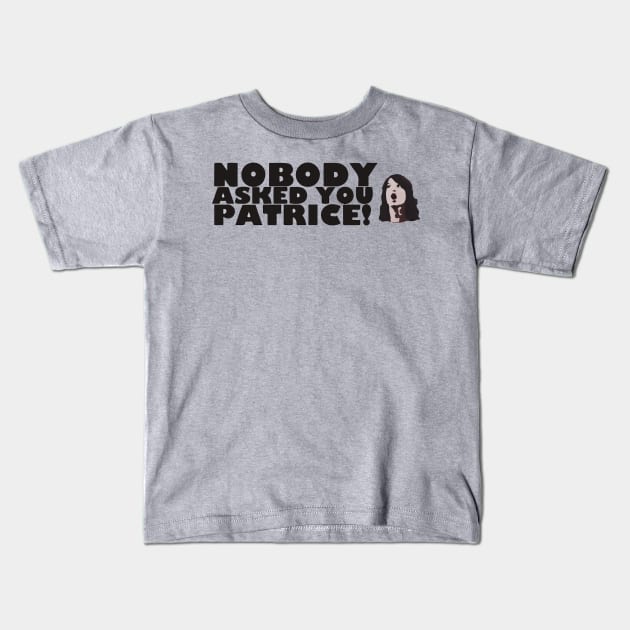 Patrice! Kids T-Shirt by GramophoneCafe